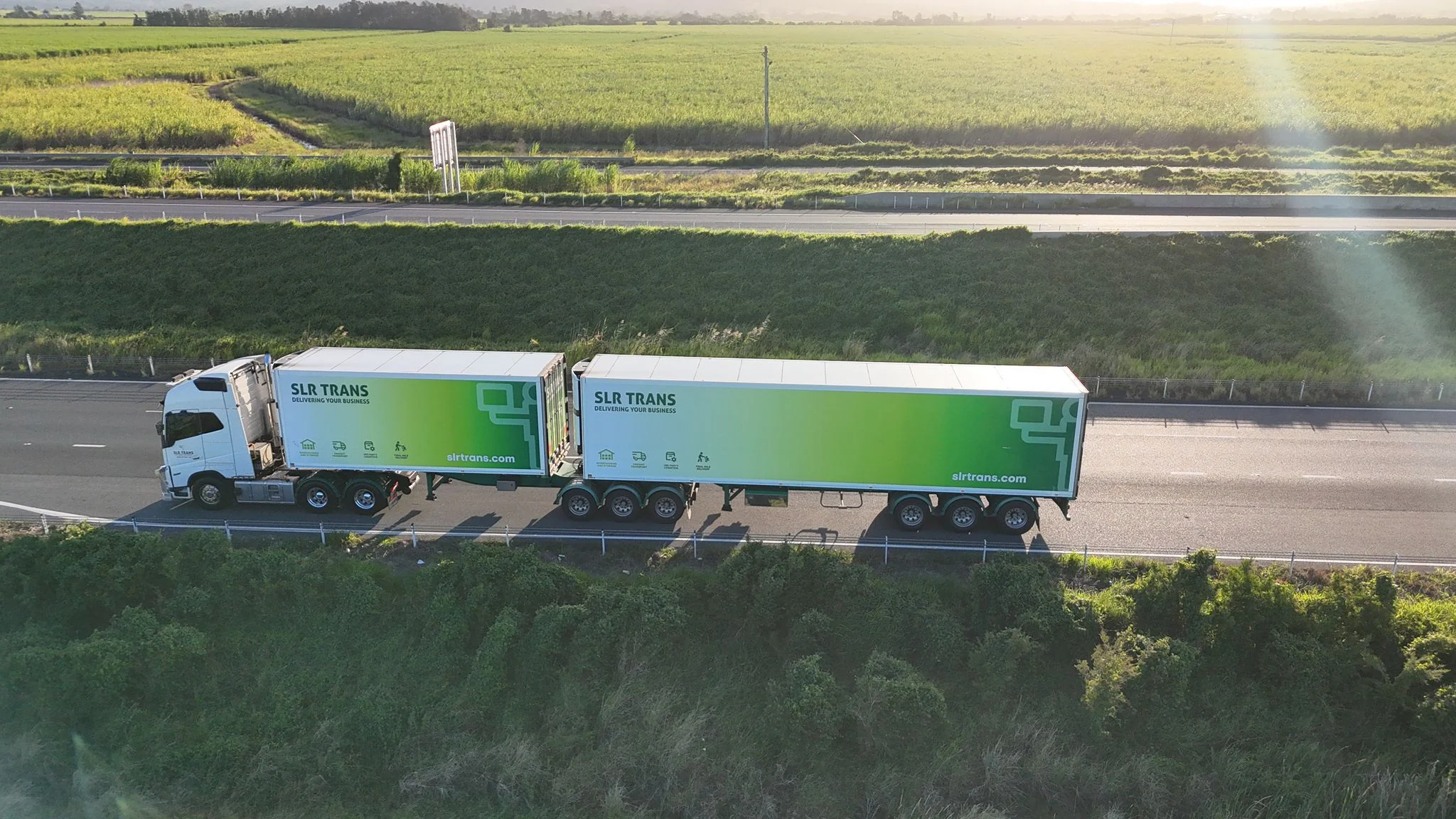 SLR Operations Fleet Delivery on Highway